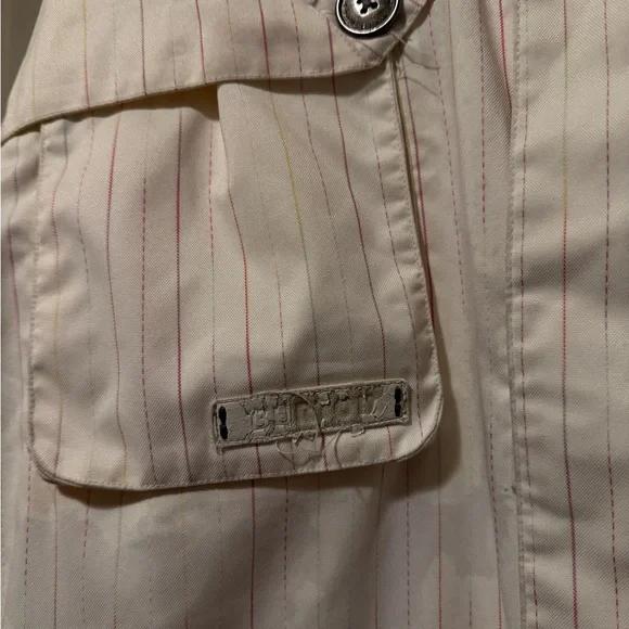 Burton Men's Cream Raincoat with Hood - Picture 5 of 9